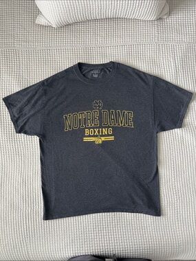 Notre Dame Boxing Champion Heather Gray Crewneck #irish #goirish #notredame